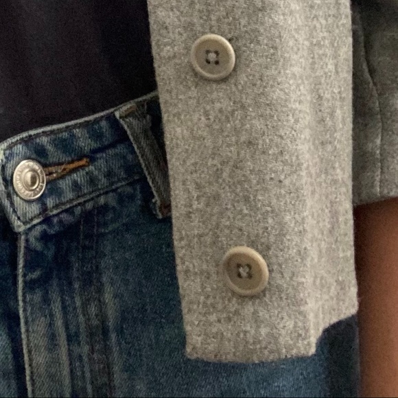 Grey button up blazer/jacket - Picture 2 of 4